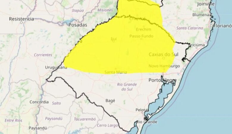 Studio Notícias | Studio TV Tempestades ameaçam o Rio Grande do Sul nesta quarta-feira: alerta do Inmet detalha riscos e recomendações