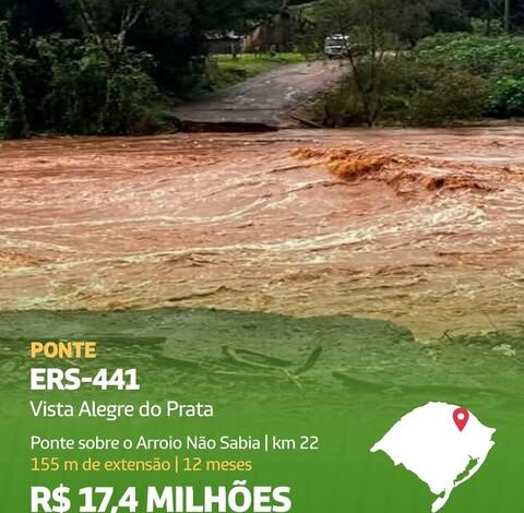 Studio Notícias | Studio TV Nova ponte de 155 metros será construída sobre o Rio Não Sabia em Vista Alegre do Prata