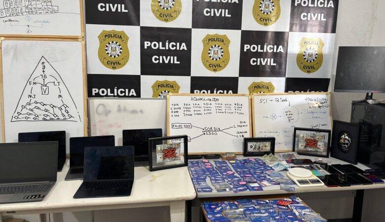 Studio Notícias | Studio TV Operação Lake House desarticula grupo criminoso em Xangri-lá: seis presos por golpes cibernéticos