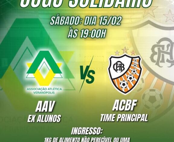 Studio Notícias | Studio TV Jogo solidário: AAV recebe ACBF para amistoso beneficente em Veranópolis