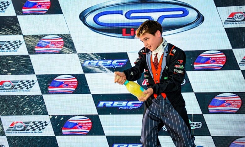 Studio Notícias | Studio TV Veranense Nicolas Guth faz história e vence a 1ª etapa do Light na estreia da OKN Júnior no Brasil