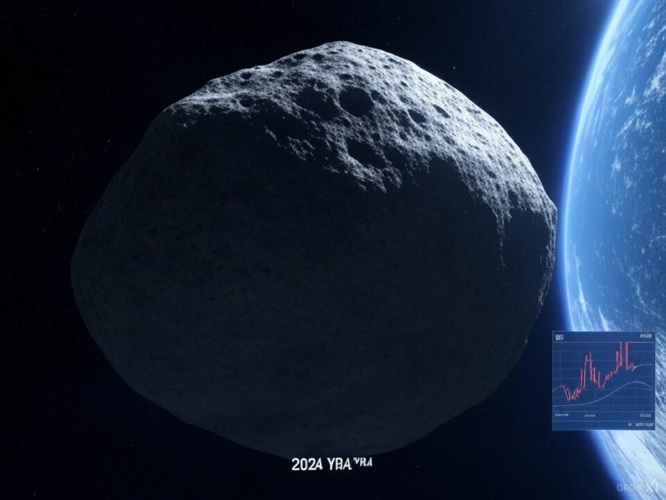Chance de asteroide colidir com a Terra se torna a maior já registrada na história 1 Studio Notícias | Studio TV Chance de asteroide colidir com a Terra se torna a maior já registrada na história