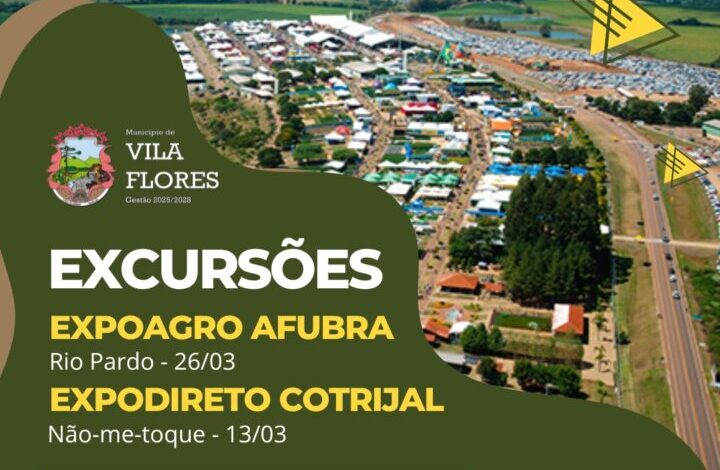 Studio Notícias | Studio TV Secretaria de Agricultura de Vila Flores promove excursões técnicas para feiras multissetoriais