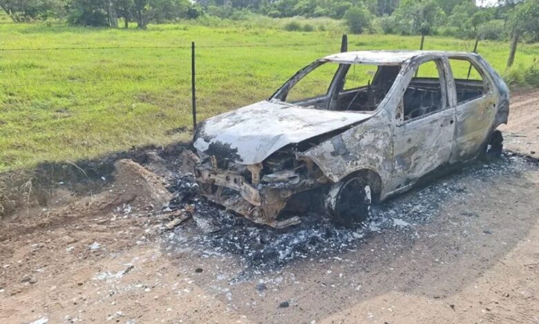Studio Notícias | Studio TV Corpo carbonizado é encontrado dentro de carro incendiado em Arroio do Sal