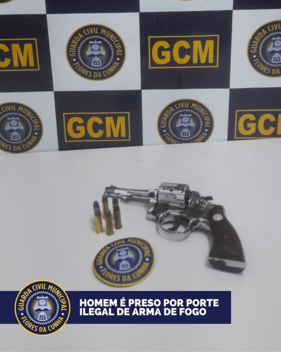 Homem é preso por porte ilegal de arma de fogo em Flores da Cunha 1 Studio Notícias | Studio TV Homem é preso por porte ilegal de arma de fogo em Flores da Cunha