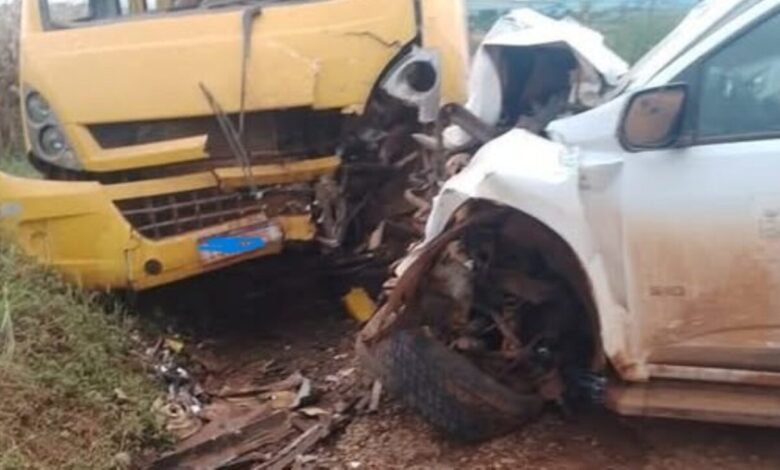 Studio Notícias | Studio TV Motorista da Prefeitura morre em acidente frontal envolvendo ônibus escolar em Muitos Capões