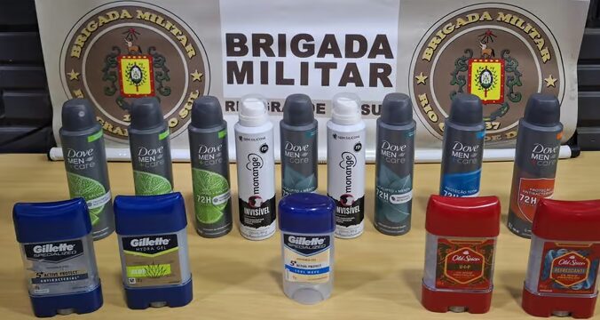 Studio Notícias | Studio TV Homem é detido após furtar 16 frascos de desodorante em farmácia de Lajeado