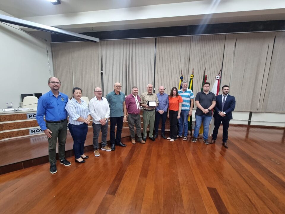 Câmara de Vereadores homenageia 1º Sargento da Brigada Militar em Nova Bassano 3 Studio Notícias | Studio TV Câmara de Vereadores homenageia 1º Sargento da Brigada Militar em Nova Bassano