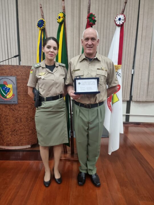 Câmara de Vereadores homenageia 1º Sargento da Brigada Militar em Nova Bassano 6 Studio Notícias | Studio TV Câmara de Vereadores homenageia 1º Sargento da Brigada Militar em Nova Bassano