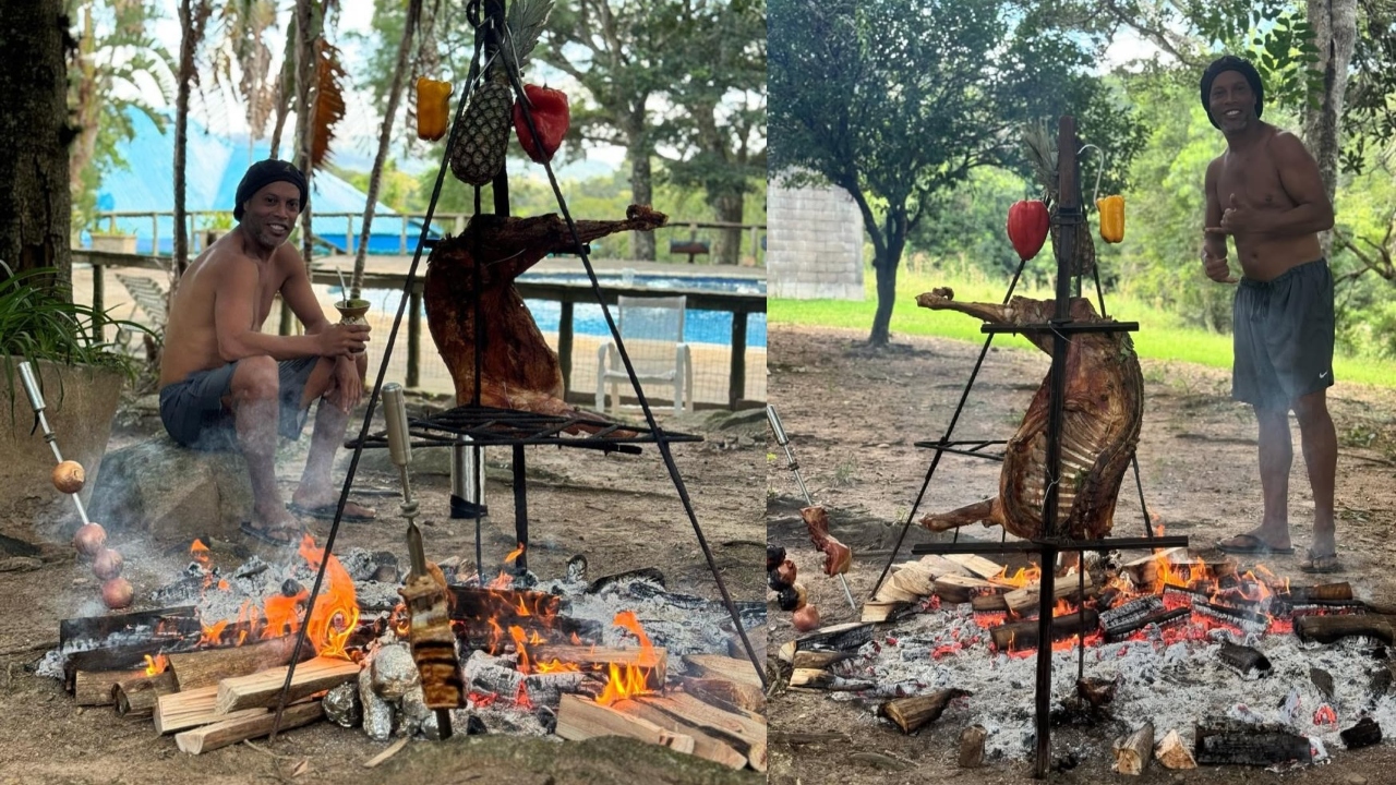 Ronaldinho Gaúcho inicia comemorações de aniversário com churrasco e chimarrão 1 Studio Notícias | Studio TV Ronaldinho Gaúcho inicia comemorações de aniversário com churrasco e chimarrão