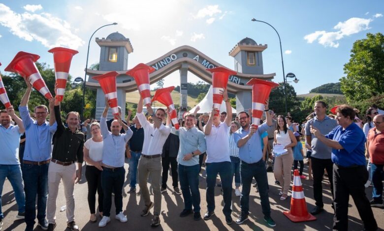 Studio Notícias | Studio TV Governador inaugura pavimentação de acesso municipal em Montauri e de ligação regional em Guabiju