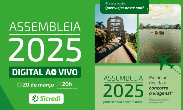Studio Notícias | Studio TV Sicredi Serrana realiza Assembleia 2025 com sorteio de 48 viagens