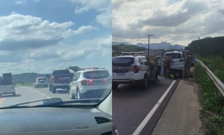 Studio Notícias | Studio TV Bandidos fortemente armados roubam 11 carros de luxo e polícia cerca cidade em SC