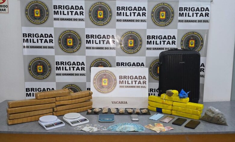 Studio Notícias | Studio TV Brigada Militar prende trio feminino por tráfico de drogas no bairro Imperial, em Vacaria