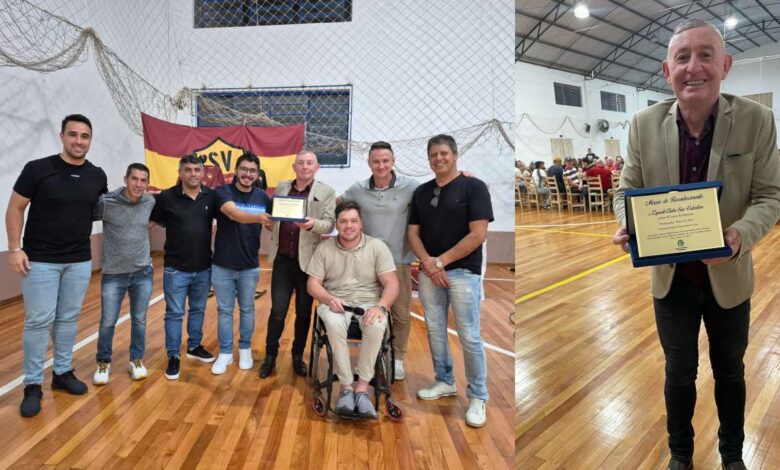 Studio Notícias | Studio TV Câmara de Veranópolis homenageia Esporte Clube São Valentim