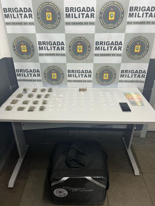 Studio Notícias | Studio TV Homem é preso com drogas e munições no bairro Santa Fé, em Caxias do Sul