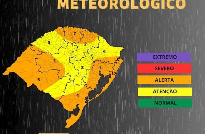 Studio Notícias | Studio TV Alerta para o RS: chuvas intensas, ventos fortes e risco de alagamentos nos próximos dias