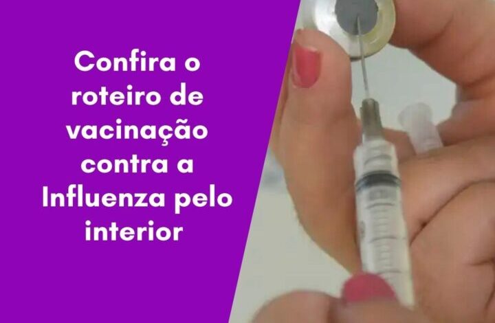 Studio Notícias | Studio TV Vacinação contra Influenza chega às comunidades do interior neste sábado