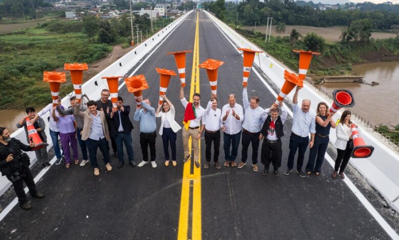 Studio Notícias | Studio TV Governador inaugura nova ponte sobre o Rio Forqueta na ERS-130 entre Lajeado e Arroio do Meio