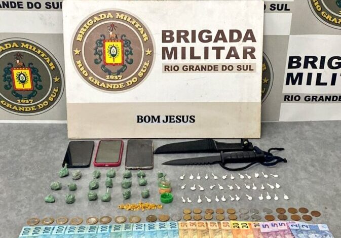Studio Notícias | Studio TV Brigada Militar prende quatro por tráfico de drogas em Bom Jesus