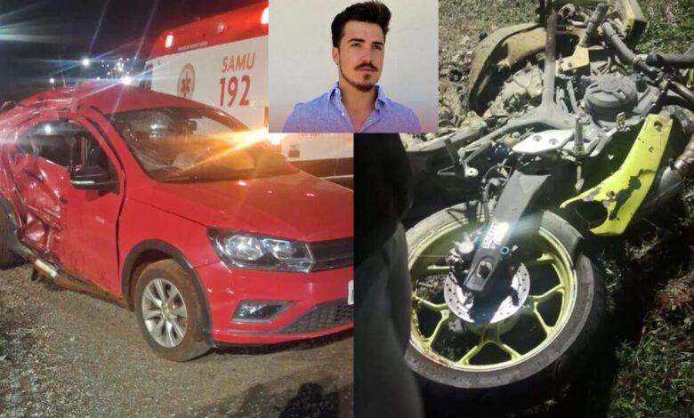 Studio Notícias | Studio TV Homem morre em grave acidente entre moto e carro em Marau