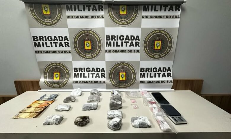 Studio Notícias | Studio TV Brigada Militar apreende adolescentes por tráfico de drogas em Guaporé após confronto armado