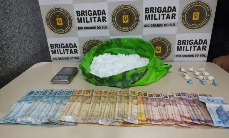 Studio Notícias | Studio TV Brigada Militar prende trio com mais de 1kg de cocaína em Lagoa Vermelha