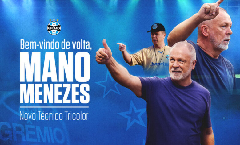 Studio Notícias | Studio TV Grêmio confirma retorno de Mano Menezes após quase duas décadas