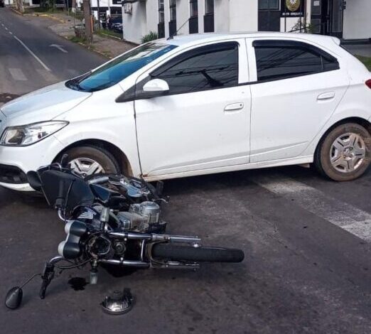 Studio Notícias | Studio TV Colisão entre carro e moto e atropelamento mobilizam atendimentos de emergência em Bento Gonçalves