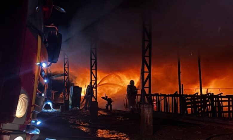 Studio Notícias | Studio TV Incêndio de grandes proporções atinge pavilhão no norte do RS