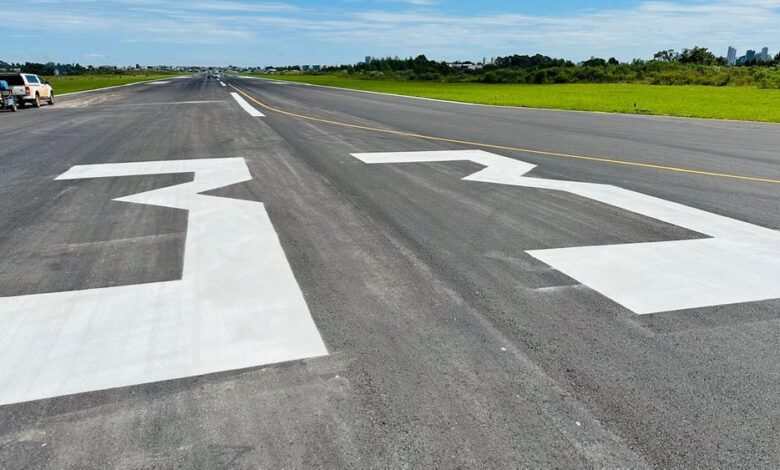 Studio Notícias | Studio TV Homologação do Sistema PAPI no Aeroporto Hugo Cantergiani avança e entra na fase final