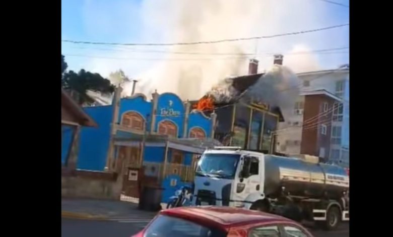 Studio Notícias | Studio TV Restaurante é consumido por incêndio no centro de Gramado