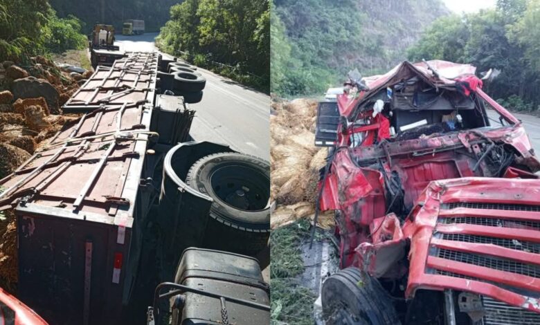 Studio Notícias | Studio TV Tragédia na região central do RS: carreta carregada de fumo tomba e motorista morre na RSC-153