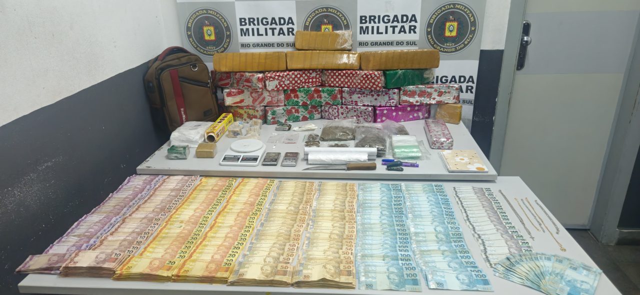 Brigada Militar prende quatro por tráfico e porte ilegal de arma em Caxias do Sul 1 Studio Notícias | Studio TV Brigada Militar prende quatro por tráfico e porte ilegal de arma em Caxias do Sul
