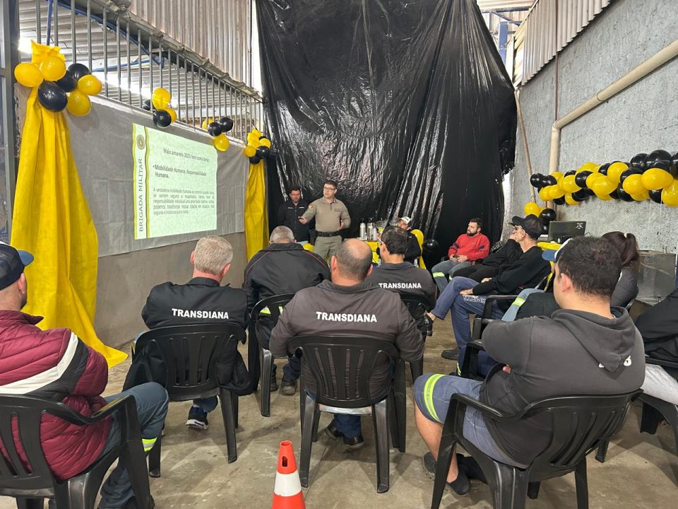 Brigada Militar promove palestra sobre trânsito durante o Maio Amarelo em Serafina Corrêa 1 Studio Notícias | Studio TV Brigada Militar promove palestra sobre trânsito durante o Maio Amarelo em Serafina Corrêa