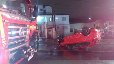 Studio Notícias | Studio TV Capotamento mobiliza Corpo de Bombeiros em Bento Gonçalves
