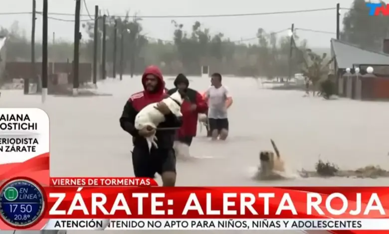 Studio Notícias | Studio TV Chuva extrema provoca enchentes e alerta vermelho na Argentina