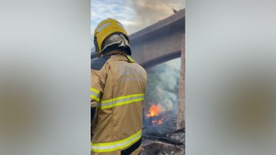 Studio Notícias | Studio TV Incêndio de grandes proporções atinge área de mata na linha Alcântara, em Bento Gonçalves