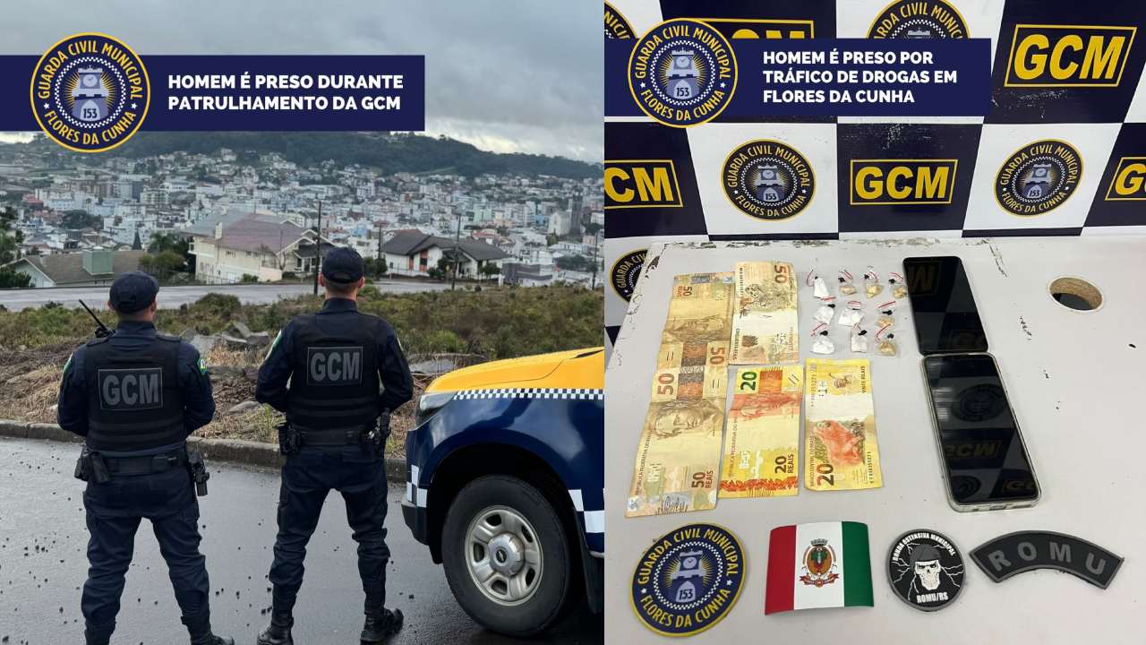 Studio Notícias | Studio TV Guarda Civil Municipal de Flores da Cunha realiza duas prisões no último final de semana