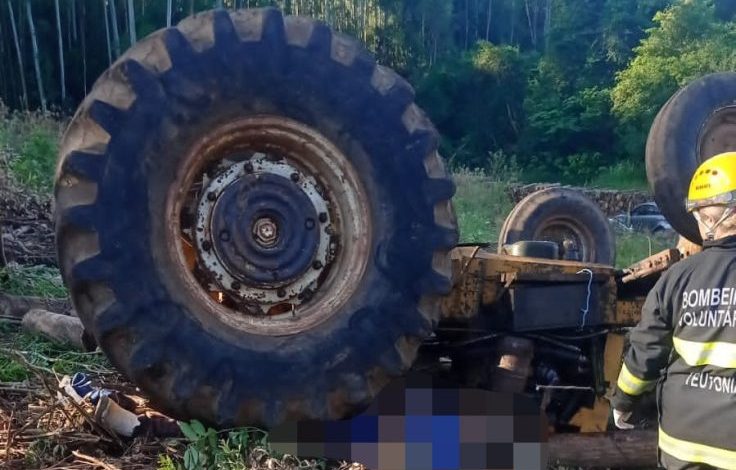 Studio Notícias | Studio TV Homem morre em acidente com trator no interior do Vale do Taquari