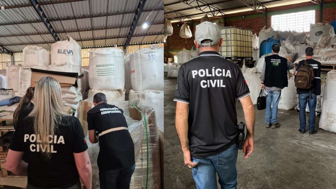 Mais de 380 toneladas de sementes ilegais são apreendidas no norte do RS 1 Studio Notícias | Studio TV Mais de 380 toneladas de sementes ilegais são apreendidas no norte do RS