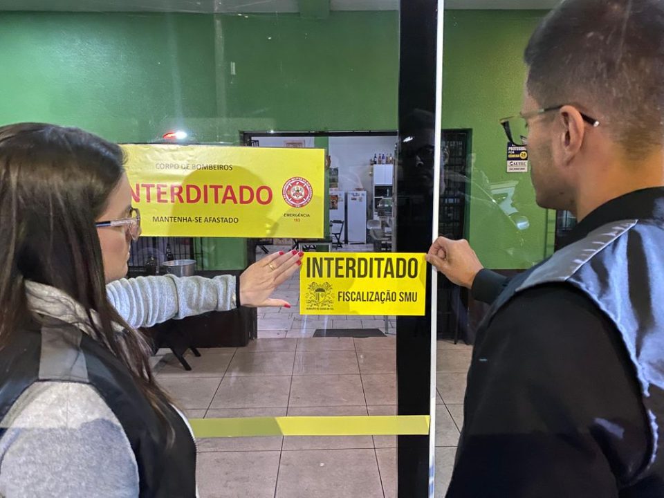 Operação contra perturbação do sossego público resulta em interdição de estabelecimento em Caxias do Sul 1 Studio Notícias | Studio TV Operação contra perturbação do sossego público resulta em interdição de estabelecimento em Caxias do Sul