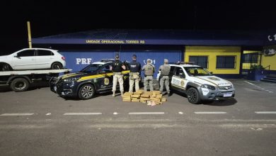 Studio Notícias | Studio TV PRF prende homem com 100 kg de maconha e 1.090 comprimidos de ecstasy após fuga em Torres