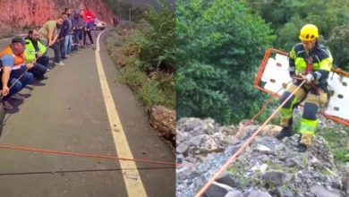 Studio Notícias | Studio TV Motorista é resgatado por 25 pessoas após carro despencar de penhasco em Canela