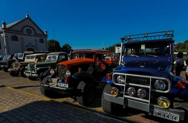 Multidão de fiéis marca início de maio com pré-romarias no Santuário de Caravaggio 2 Studio Notícias | Studio TV Multidão de fiéis marca início de maio com pré-romarias no Santuário de Caravaggio