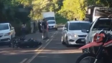 Studio Notícias | Studio TV Homem morre em colisão entre moto e caminhão na ERS-150, no Norte do RS