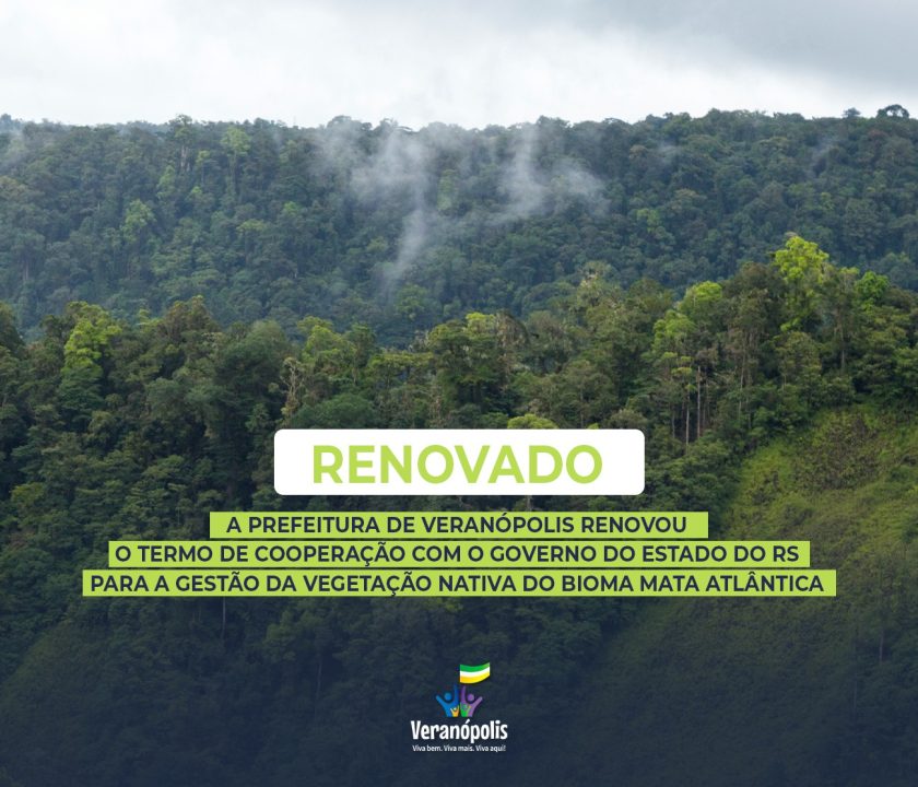 Prefeitura de Veranópolis renova parceria com o Estado para proteger a vegetação nativa da Mata Atlântica 1 Studio Notícias | Studio TV Prefeitura de Veranópolis renova parceria com o Estado para proteger a vegetação nativa da Mata Atlântica