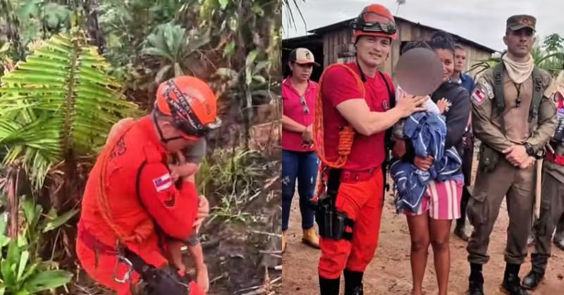 Cachorros protegem menino desaparecido por 24 horas na mata no Amazonas 1 Studio Notícias | Studio TV Cachorros protegem menino desaparecido por 24 horas na mata no Amazonas