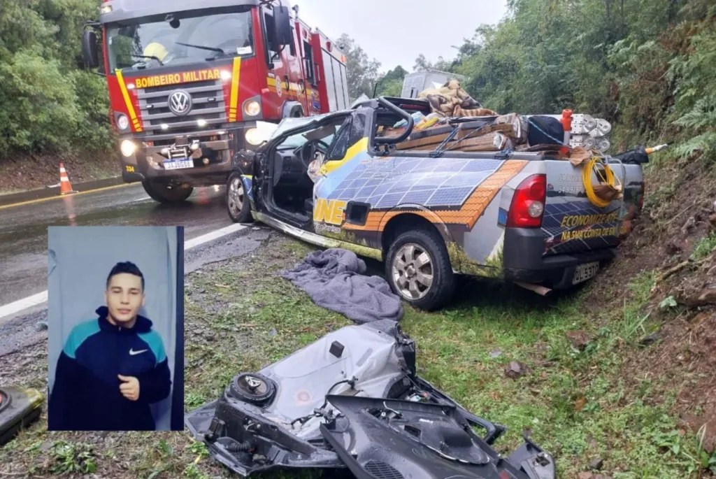 Caxiense morre em acidente na ERS-122, em Farroupilha 1 Studio Notícias | Studio TV Caxiense morre em acidente na ERS-122, em Farroupilha