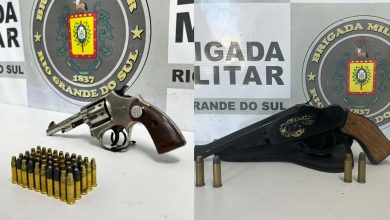 Studio Notícias | Studio TV Brigada Militar prende dois homens por porte ilegal de arma de fogo em Caxias do Sul